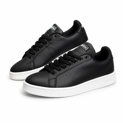 کفش کتانی ست زنانه مردانه مدل ونس مشکی لژ سفید ADIDAS