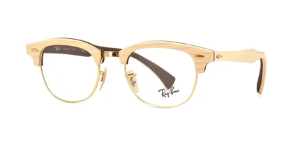 عینک طبی RayBan RX Clubmaster Wood 5154M 5558 51
