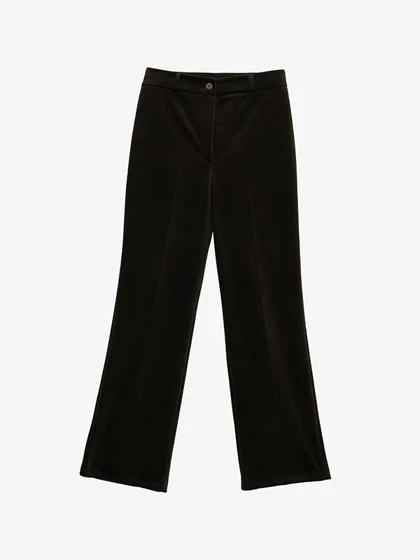 شلوار زنانه مخمل پاییزی راسته قد بلند 10109