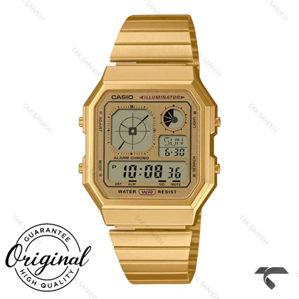ساعت کاسیو A130WEG-9A اصل بند استیل Casio-11931-U