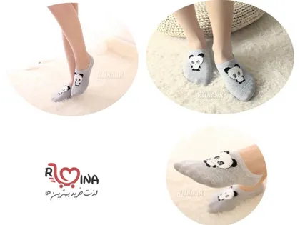 جوراب اسپرت کالجی طرح پاندا