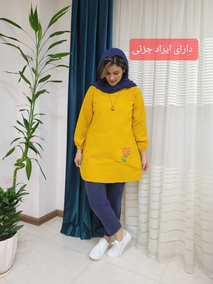 مانتو شالی ( دارای ایراد جزئی )