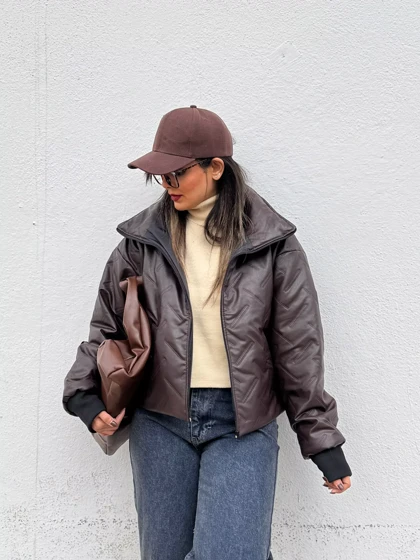 کاپشن چرم تیلور Teylor