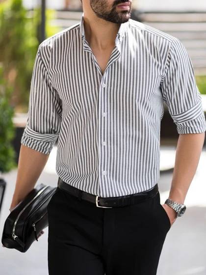 پیراهن راه راه کدsh245