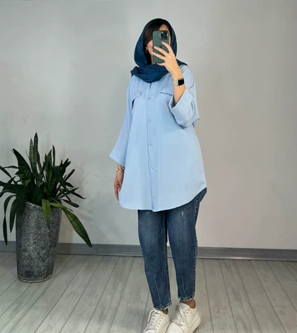 مانتو دکمه دار برکه 6