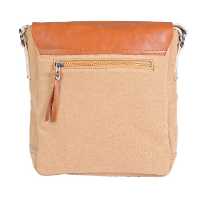 کیف دوشی زنانه کتان 005