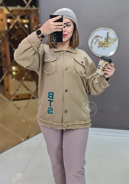 مانتو کتان BTS