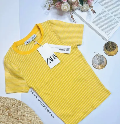 تیشرت زنانه کبریتی ZARA زارا