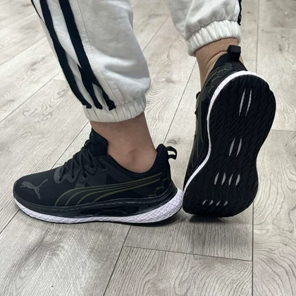 کتانی اسپرت مردانه مدل پوما PUMA رنگ مشکی یشمی