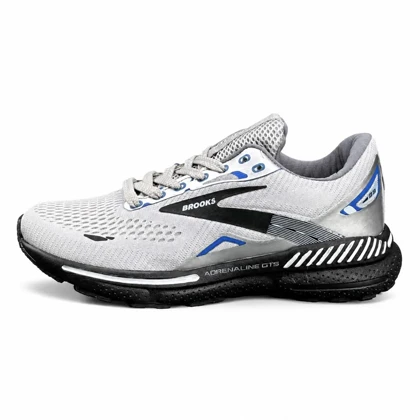 کفش کتانی رانینگ مردانه بروکس طوسی مشکی Brooks