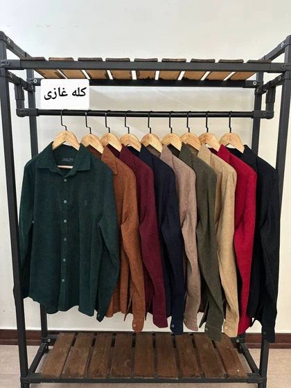 پیراهن مخمل کبریتی 2594