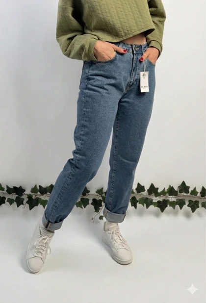 شلوار مام فیت گس