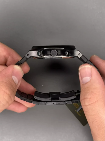 ساعت مچی اودمار پیگه کورنوگراف بند مشکی صفحه سرمه ای Audemars Piguet