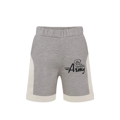 ست تیشرت آستین کوتاه و شلوارک راحتی پسرانه مدل PJ1204