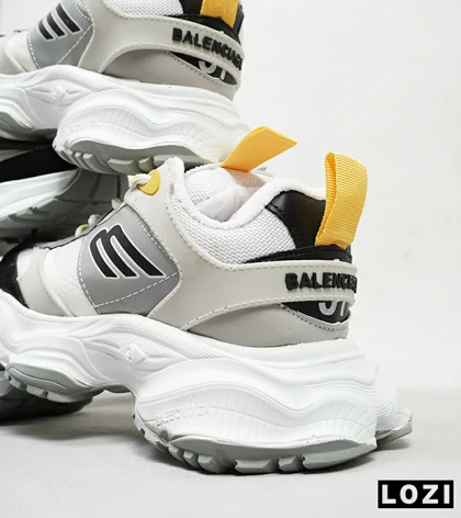 کفش کتانی زنانه طوسی سفید BALENCIAGA