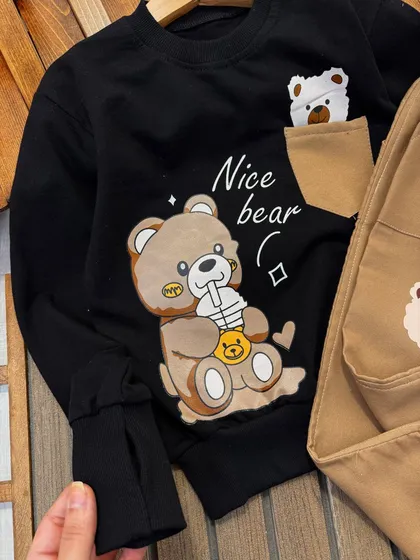 بلوز شلوار فینگردار NICE BEAR