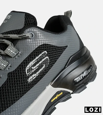 کفش کتانی طبی ورزشی خاکستری SKECHERS max protect مدل 7793