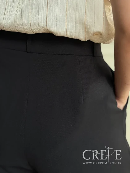 شلوار از بالا گشاد کجراه قد113