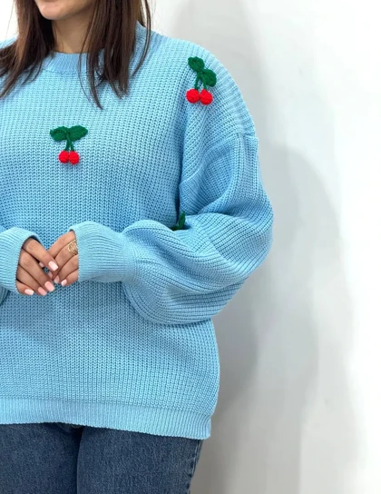 پلیور بافت آلبالو 1