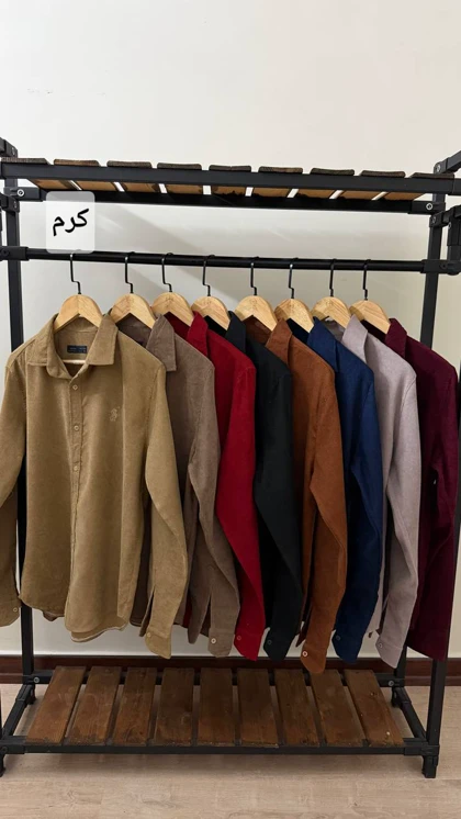 پیراهن مخمل کبریتی 2594