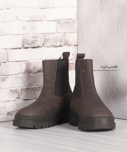 نیم بوت مردانه بدون بند و زیپ‌دار 1094