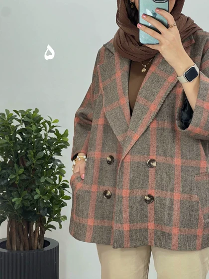 پالتو پشمی آستردار گلدیس