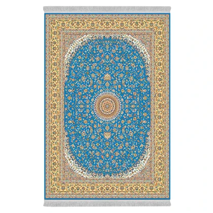 فرشینه از جنس پارچه هازان مخمل ترک طرح سنتی و مدرن برند دفه کد DAMG630