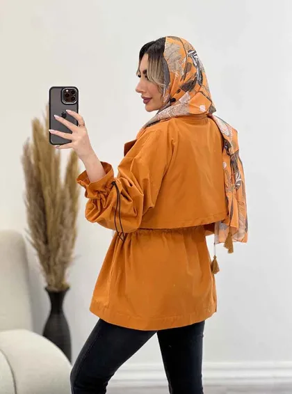 مانتو لینن ژیله دار دلوین