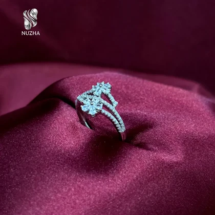 انگشترنقره زنانه کدanz1143