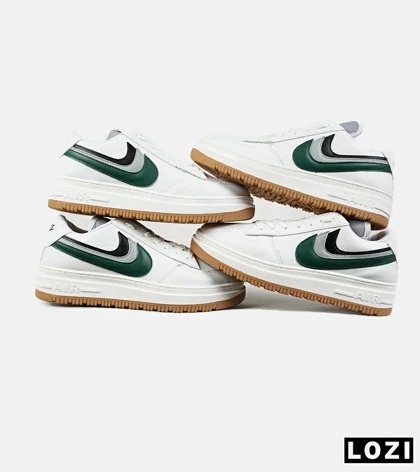 کفش مردانه و زنانه سفید سبز مشکی NIKE AirForce 3Pips مدل 7424