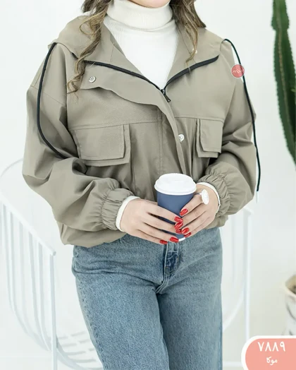 بارانی کوتاه پایین گت 7889