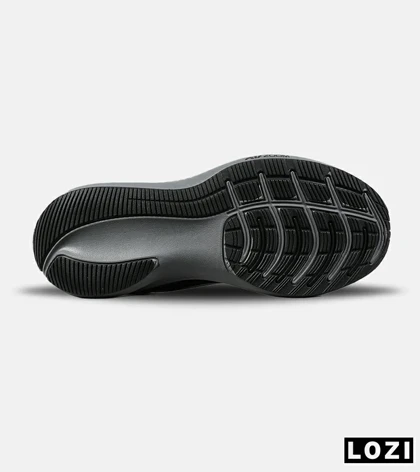 کفش کتانی مردانه و زنانه مشکی طوسی نایک NIKE air zoom مدل 7587