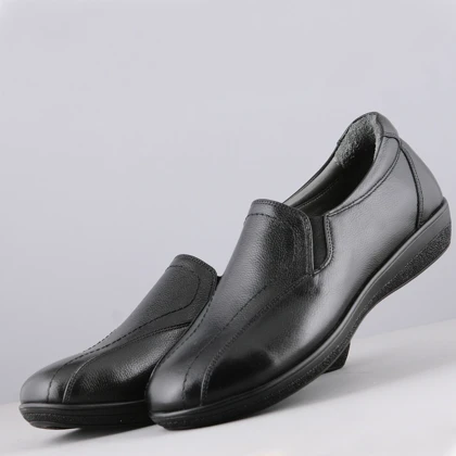 کفش روزمره زنانه چرم یلسان مدل بارین کد 608-MC