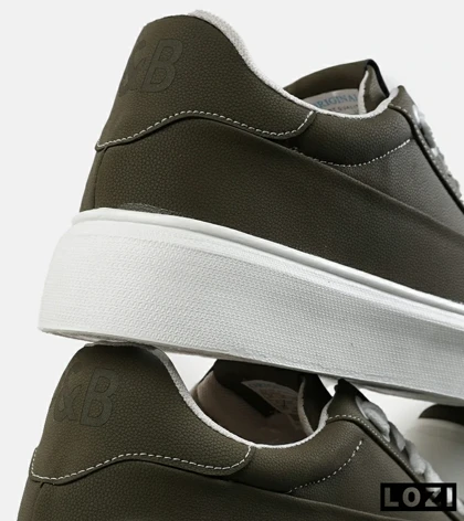 کفش اسنیکرزمردانه زیتونی PULL & BEAR مدل 7131