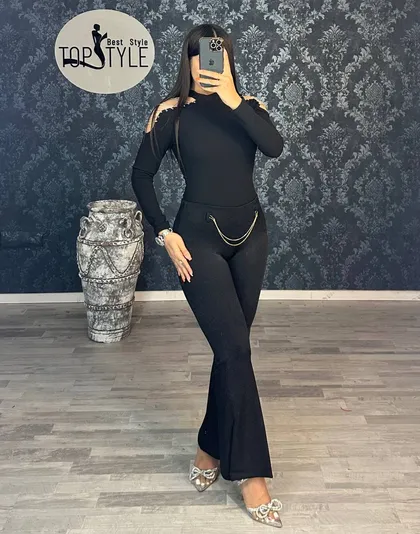 شلوار لمه بغل چاک‌دار کد : 8156