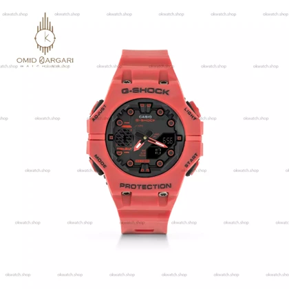 ساعت مچی کاسیو جی-شاک بند قرمز Casio G-Shock GA-B001-4AER