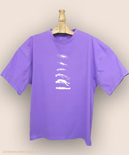 تیشرت لش مردانه و زنانه طرح سفر به بینهایت