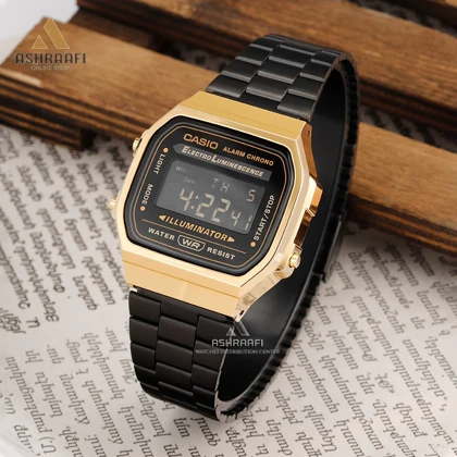 ساعت کاسیو نوستالژیک Casio A168WEGB-1B