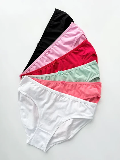 شورت اسلیپ نخ پنبه ساده پاپیون دار سایز 3XL میسپل Misspel