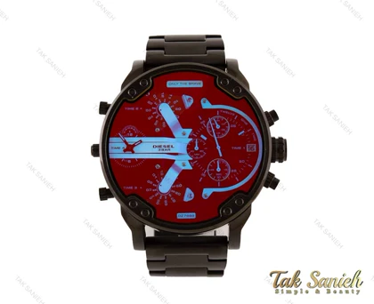 ساعت دیزل هفت موتوره مردانه مشکی آبی Diesel-3703-G