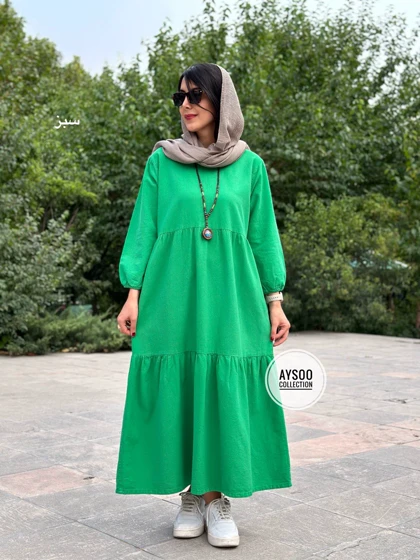 پیراهن مانتویی آیسو (ایراد دار)