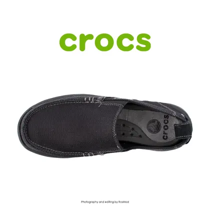 لوفر مردانه کراکس - Crocs Walu Men Black/Black