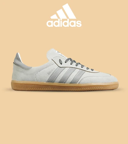 کفش کتانی مردانه زنانه طوسی ADIDAS Samba