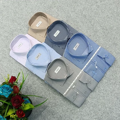 پیراهن طرحدار مردانه قواره ازاد ( قواره کلاسیک ) _ استین بلند