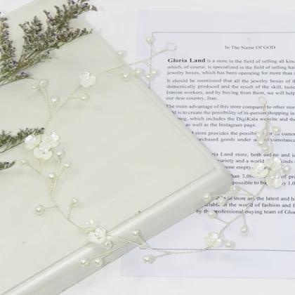 ریسه مو زنانه مدل شکوفه کد G_Lnd_3191