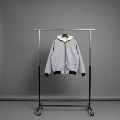 کاپشن ضدآب داخل خزتدی-طوسی ویژه