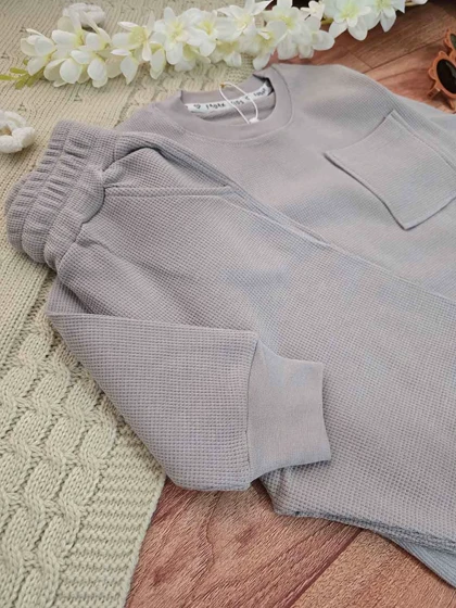 بلوز شلوار اسپرت بیسکویتی