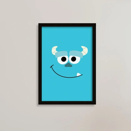 تابلو کارخونه هیولاها طرح سالیوان