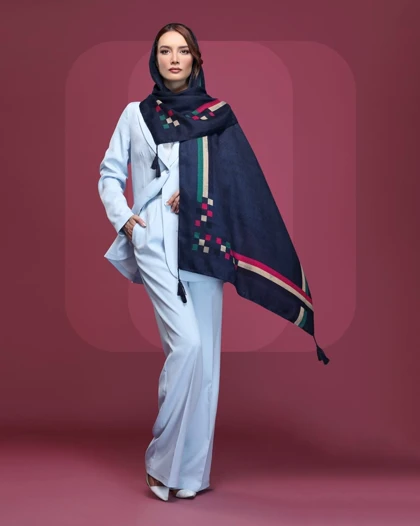 شال نخی وسط ساده