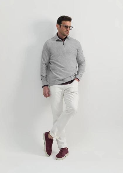بلوز Mock Neck